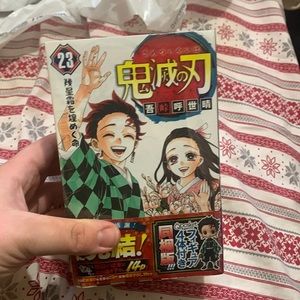 Demon slayer manga and qposket